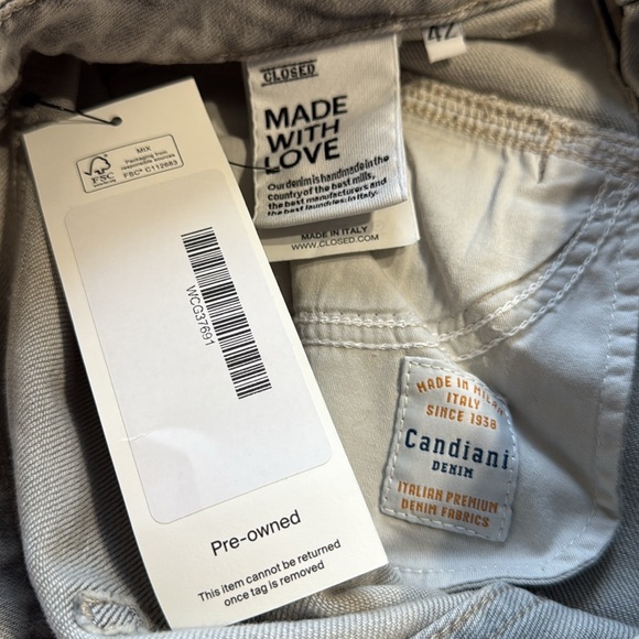 Closed Gray Relaxed Pedal Pusher Jeans Size Small - Picture 9 of 16